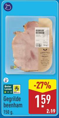 Gegrilde beenham
