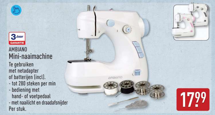AMBIANO Mini naaimachine