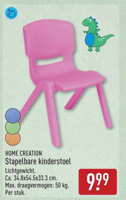 Stapelbare kinderstoel