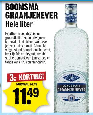 BOOMSMA GRAANJENEVER