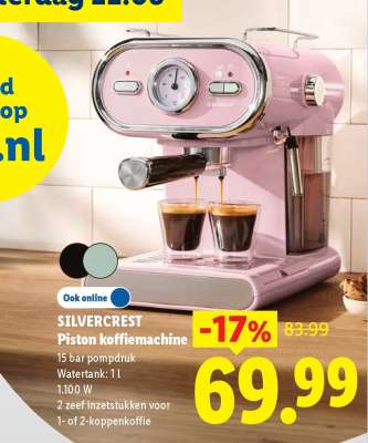 SILVERCREST Piston koffiemachine