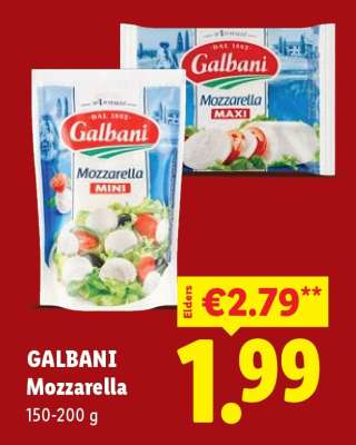 Galbani mozzarella