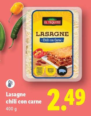 Lasagne Chili con Carne