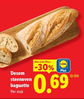 Desem steenoven baguette