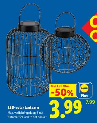 LED-solar lantaarn