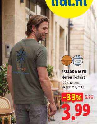 ESMARA MEN Heren T-shirt