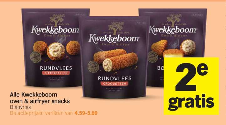 Kwekkeboom oven & airfryer snacks