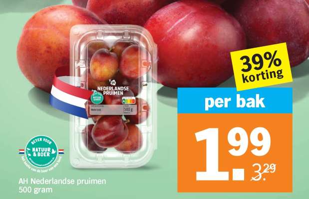 AH Nederlandse pruimen