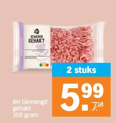 AH Gemengd gehakt