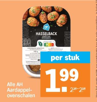 Alle AH Aardappel-ovenschalen