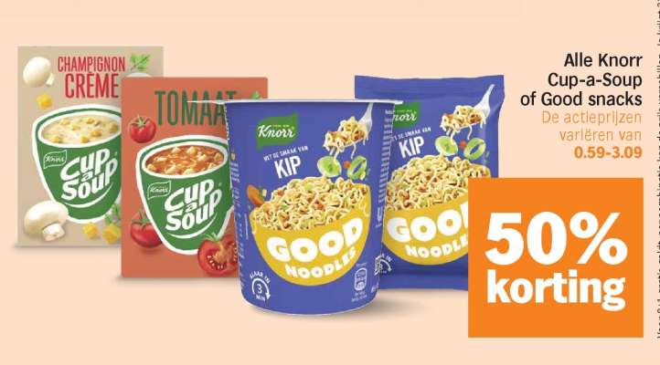 Knorr Cup-a-Soup of Good snacks