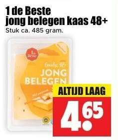 1 de Beste jong belegen kaas 48+