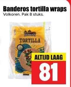Banderos tortilla wraps