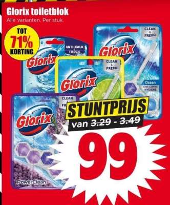 Glorix toiletblok