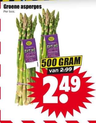 Groene asperges