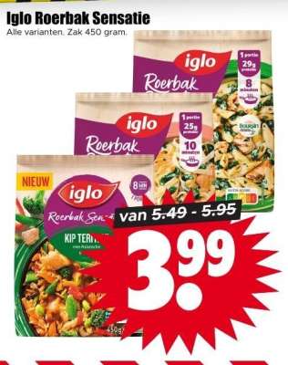 Iglo Roerbak Sensatie