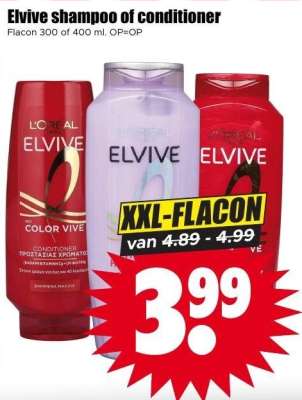 Elvive shampoo of conditioner