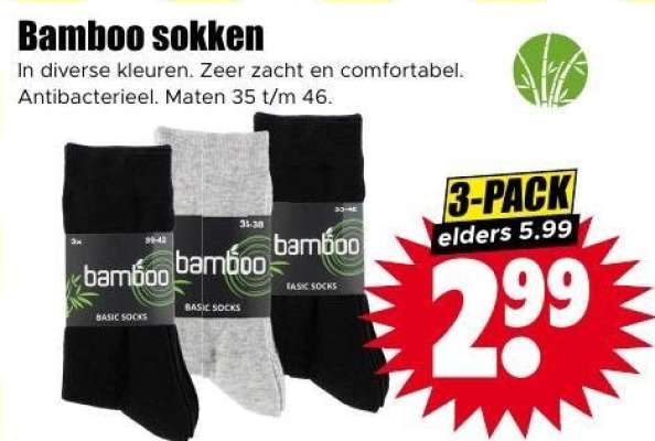 Bamboo sokken