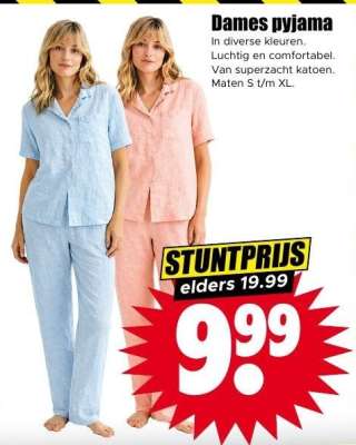 Dames pyjama