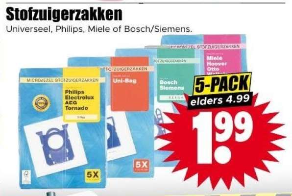 Stofzuigerzakken