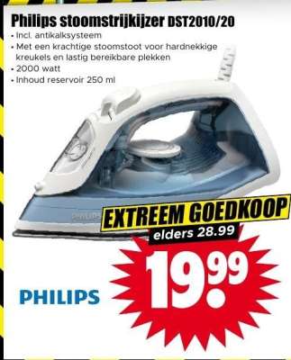 Philips stoomstrijkijzer DST2010/20