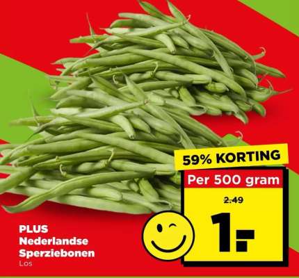 PLUS Nederlandse sperziebonen