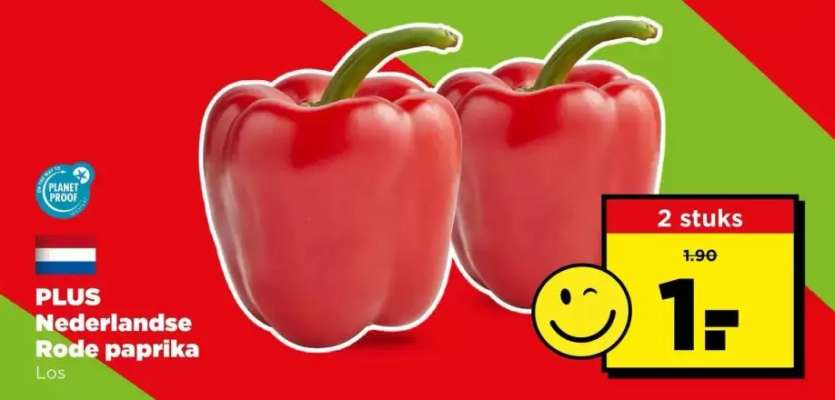 PLUS Nederlandse Rode paprika