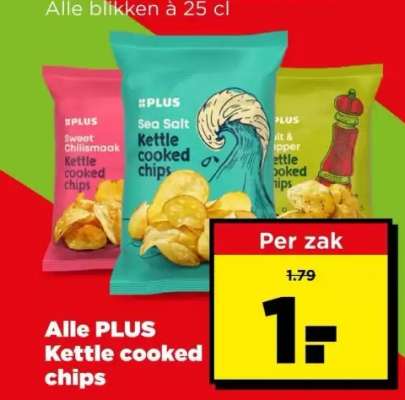 PLUS Kettle cooked chips