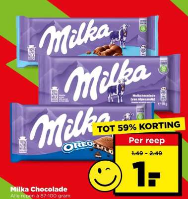 Milka chocolade