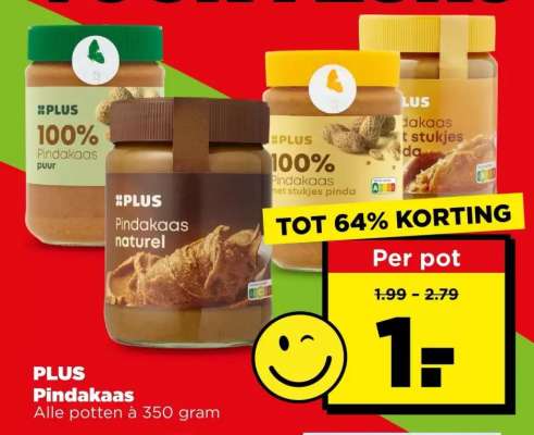 PLUS Pindakaas
