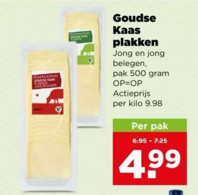 Goudse Kaas plakken