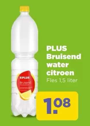 PLUS Bruisend water citroen