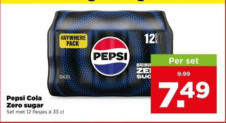 Pepsi Cola Zero sugar