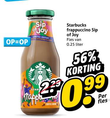 Starbucks frappuccino Sip of Joy