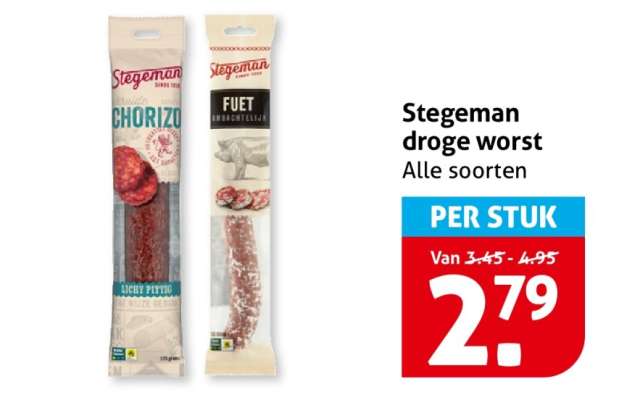 Stegeman droge worst