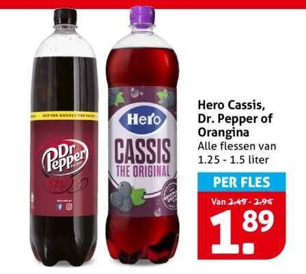 Hero Cassis, Dr. Pepper of Orangina