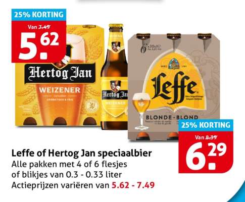 Leffe of Hertog Jan speciaalbier