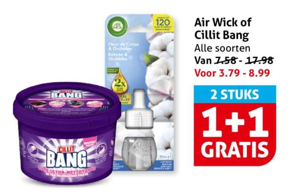 Air wick of Cillit Bang