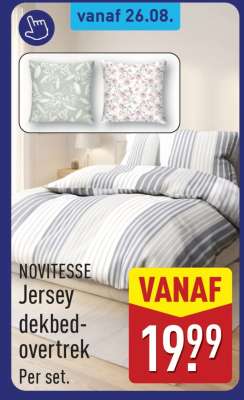 NOVITESSE Jersey dekbedovertrek