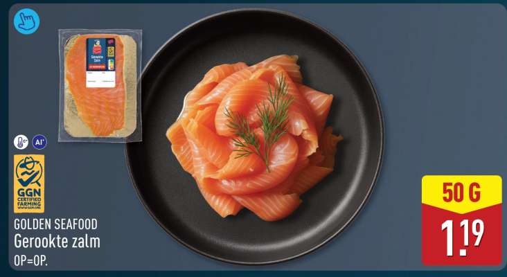 GOLDEN SEAFOOD Gerookte zalm