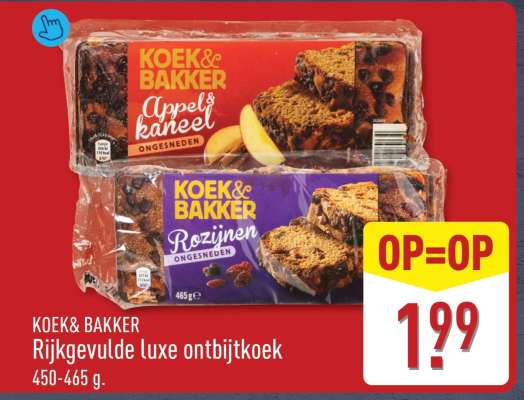 KOEK& BAKKER Rijkgevulde luxe ontbijtkoek