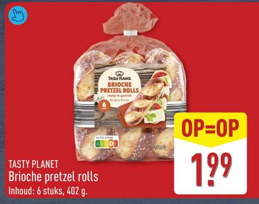 TASTY PLANET Brioche pretzel rolls