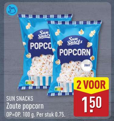 SUN SNACKS Zoute popcorn