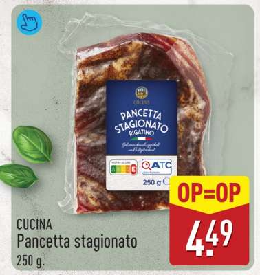 CUCINA Pancetta stagionato