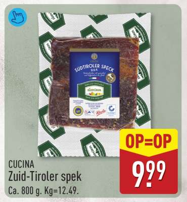 Cucina Zuid-Tiroler spek