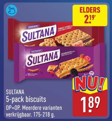 SULTANA 5-pack biscuits