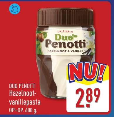 DUO PENOTTI Hazelnoot-vanillepasta