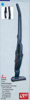 AMBIA 2-in-1 Steelstofzuiger
