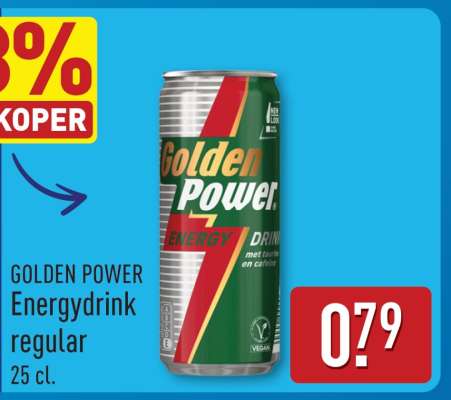 Golden Power Energydrink regular