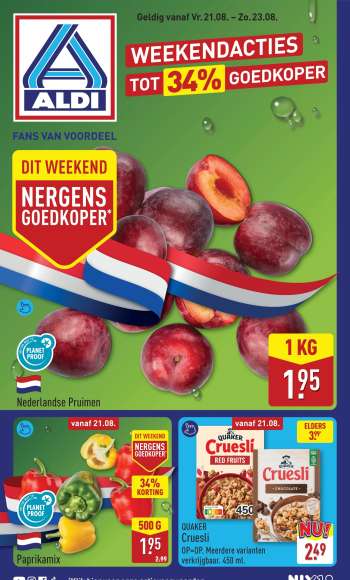 Aldi-aanbieding - 21-8-2026 - 23-8-2026.